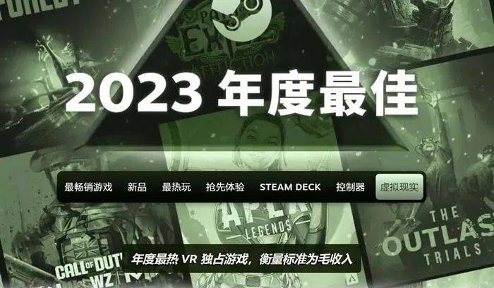 023最佳VR游戏以及游戏排行榜九游会网站入口Steam平台2